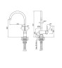 Смеситель для кухни Paulmark BEND Be212066-SS