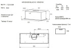 Встраиваемая вытяжка Krona Arven 900 White S