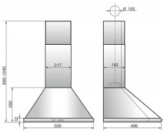 Кухонная вытяжка Elikor Сигма 60П 650 К3Д антрацит бронза