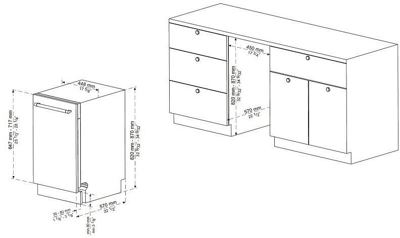Посудомоечная машина Korting KDI 45488