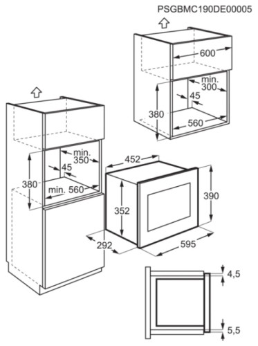 Встраиваемая микроволновая печь Zanussi ZMSN 5 SX