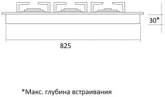 Газовая варочная панель Kuppersberg FV 9TG