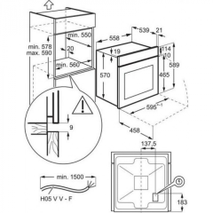 Электрический духовой шкаф Electrolux EOF5H50BZ