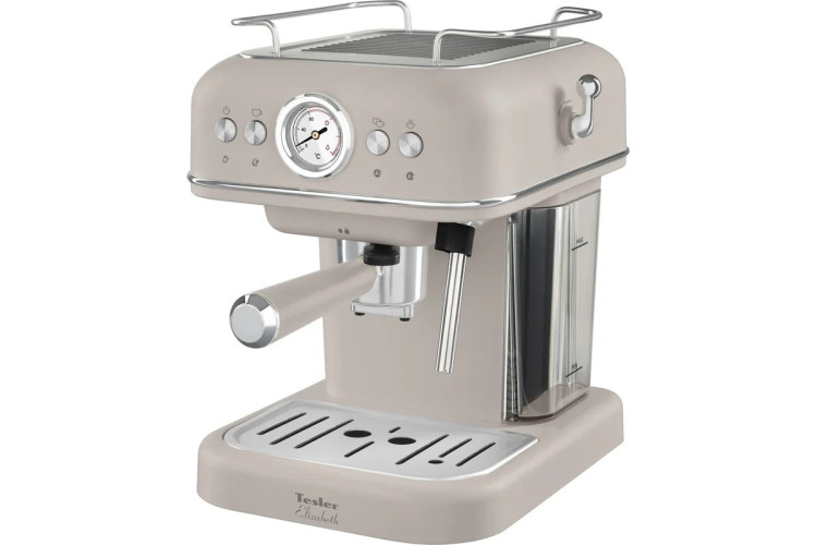 Кофемашина Tesler ECM-245 sand grey