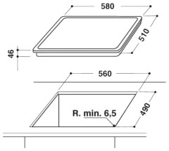 Электрическая варочная панель Hotpoint-Ariston HR 603 X