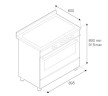 Комбинированная плита Bertazzoni HER906MFESCRT