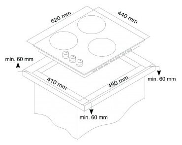 Электрическая варочная панель Simfer H 45D13 B011