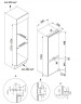 Встраиваемый холодильник Hiberg RFCB 350 NFW