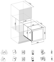 Винный шкаф Dunavox DAVS 25 63DSS