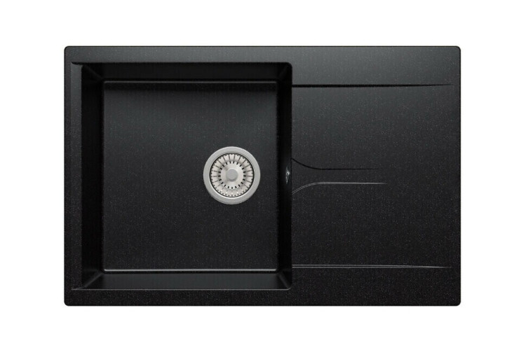 Кухонная мойка Polygran Gals-760 №16 черный