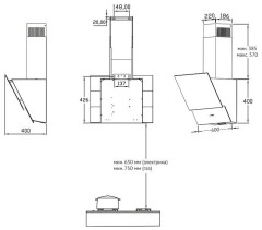 Кухонная вытяжка Korting KHC 65070 GN