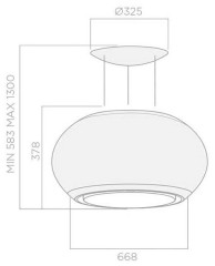 Кухонная вытяжка Elica Interstellar BL/F/65