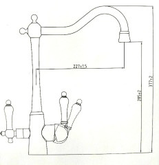 Смеситель для кухни Kaiser Vincent 31844-3