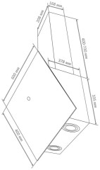 Кухонная вытяжка Dach TIFANI 60 ivory