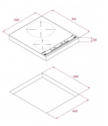 Индукционная варочная панель Teka IZC 42300 DMS