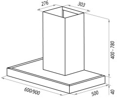 Кухонная вытяжка Maunfeld Roding Slim 60 нержавеющая сталь
