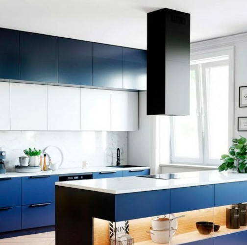 Островная вытяжка Falmec MIRA BLACK PLUS IS 40