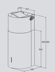Кухонная вытяжка Zigmund & Shtain K 333.41 W