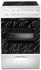 Электрическая плита Лысьва EF4005MK00 ЭПС 43р1 МС белый ветка дерева В