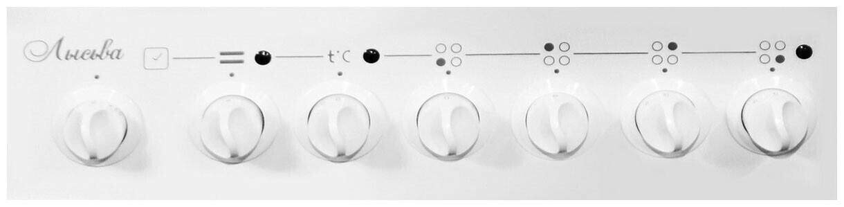 Электрическая плита Лысьва EF4005MK00 ЭПС 43р1 МС белый ветка дерева В