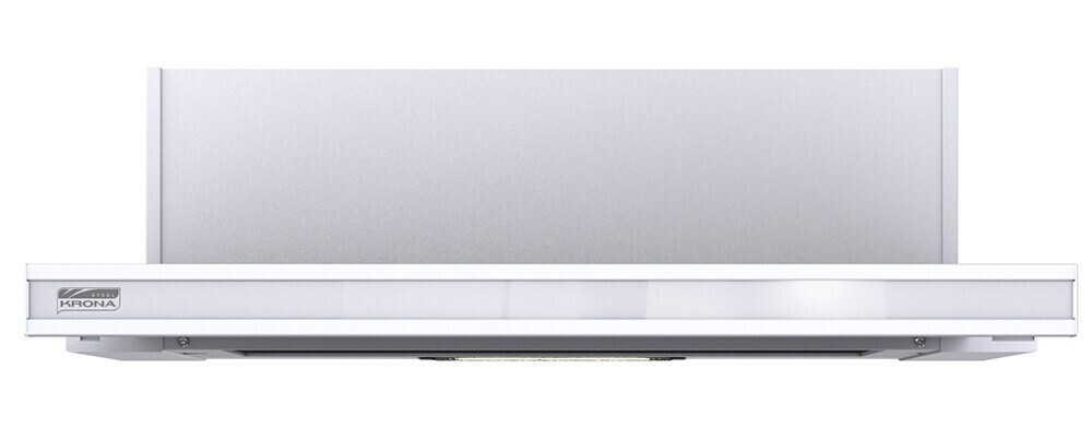 Встраиваемая вытяжка Krona Kamilla 600 Glass White 2 мотора