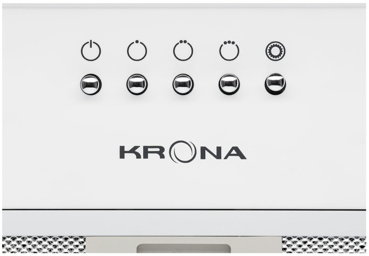 Встраиваемая вытяжка Krona Runa 600 PB белый