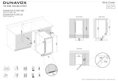 Винный шкаф Dunavox DAUF 32 83B