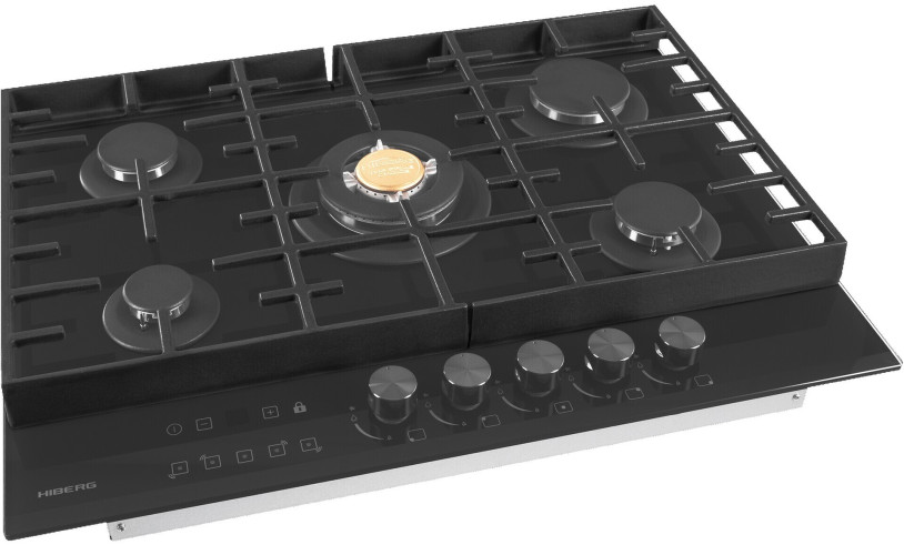 Газовая варочная панель Hiberg VM 7155 B