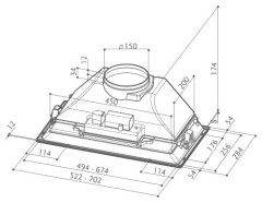 Встраиваемая вытяжка Faber Inka Smart HC X A70 305 0599 308