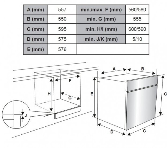 Электрический духовой шкаф Weissgauff EOV 691 PDW