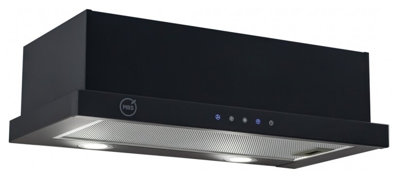 Встраиваемая вытяжка MBS Canna 260 Black Glass