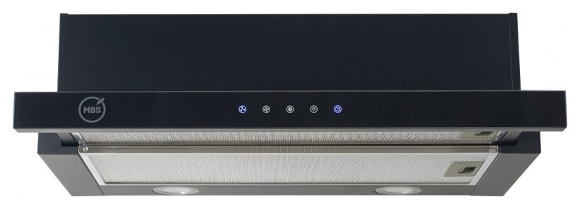 Встраиваемая вытяжка MBS Canna 260 Black Glass