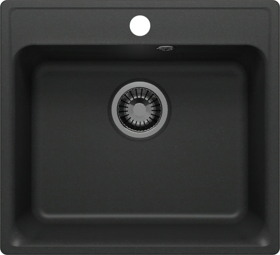 Кухонная мойка Polygran Quartz Bond 530 уголь