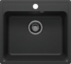 Кухонная мойка Polygran Quartz Bond 530 уголь