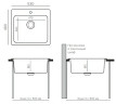 Кухонная мойка Polygran Quartz Bond 530 уголь