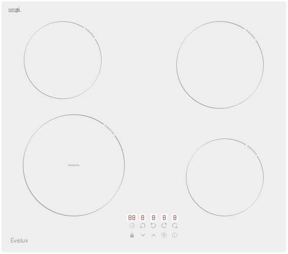Индукционная варочная панель Evelux HEI 641 W