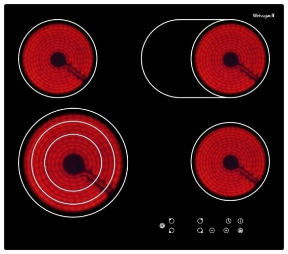 Электрическая варочная панель Weissgauff HV 6143 В
