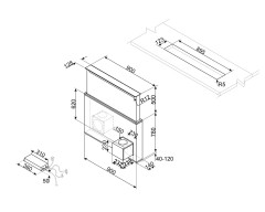 Встраиваемая вытяжка Smeg KSDD90VN-2