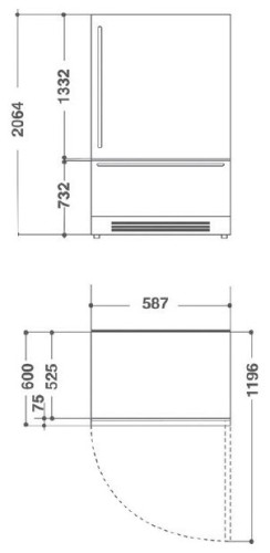 Встраиваемый винный шкаф KitchenAid KCZWX 20600