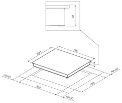 Электрическая варочная панель GRAUDE EK 60.2 WF