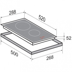 Электрическая варочная панель Zigmund &amp; Shtain CNS 026.30 BX