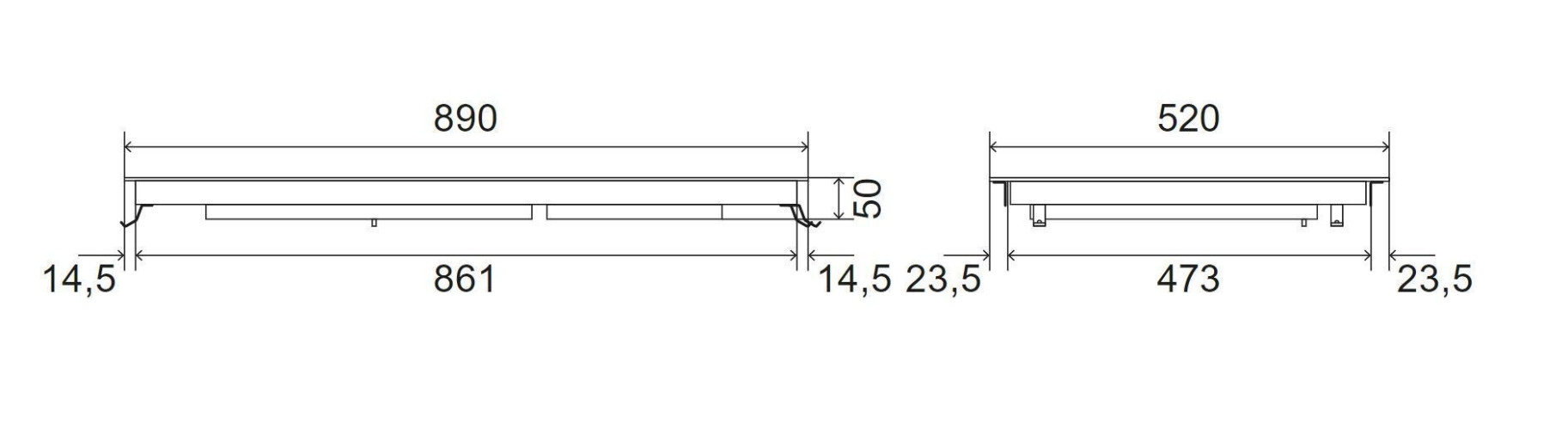 Индукционная варочная панель HI-TECH ILVE KHVI 90-TC