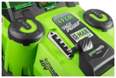 Газонокосилка электрическая greenworks 2500207 G-MAX 40V 49 cm 3-in-1
