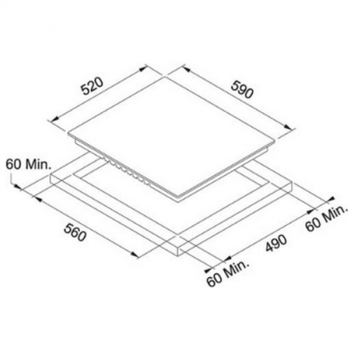 Электрическая варочная панель Franke FHR 604 C TD BK 108.0530.022