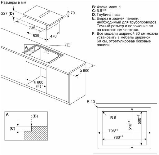 Индукционная варочная панель Neff T 58PL6EX2
