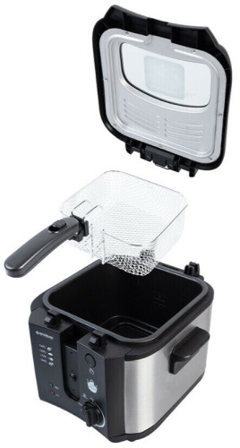 Фритюрница Endever Skyline FR-115 черный/стальной