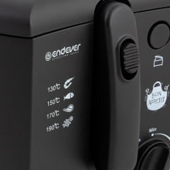 Фритюрница Endever Skyline FR-115 черный/стальной