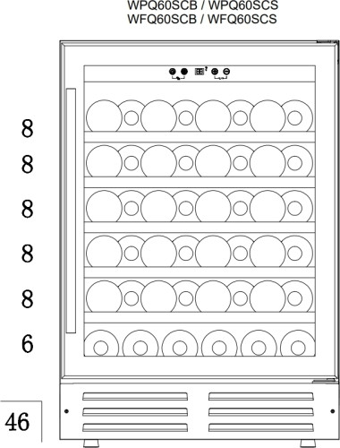 Винный шкаф Temptech WPQ60SCB