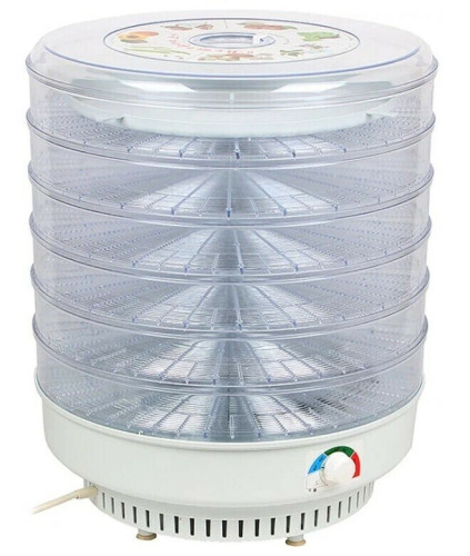 Сушилка для овощей Ветерок Люкс прозрачные уровни, крышка прозрачная