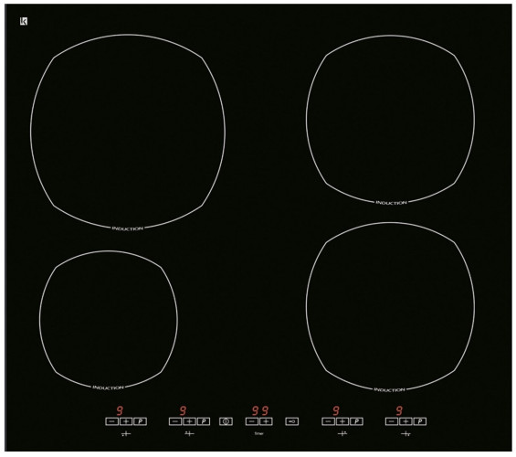Индукционная варочная панель ARDESIA PI 58 F